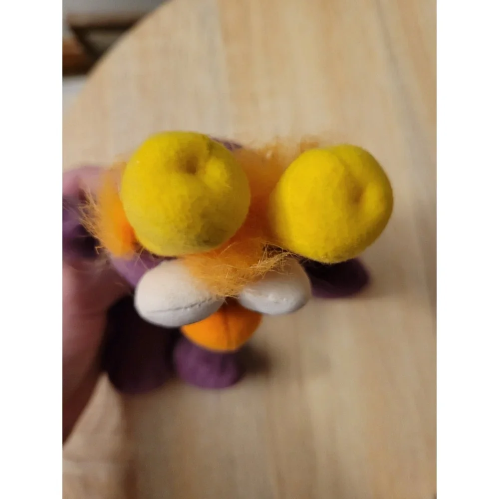 Sesame Street Honker Plush Purple Soft Stuffed Beanbag Toy Beanie 8in - B‎